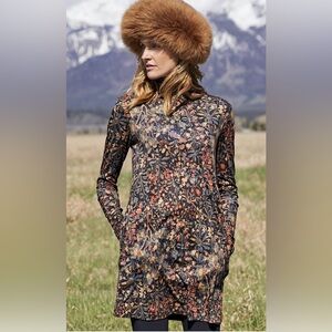 Ethereal psychedelic Long-Sleeve Dress